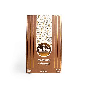Chocolate amargo 250g - Café Moscardini