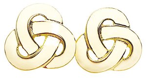 BRINCO ELOS ESMALTADOS OFF WHITE