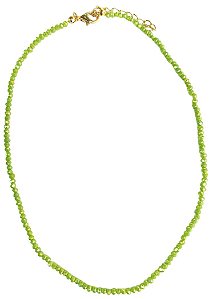 CHOKER MINI CRISTAL VERDE