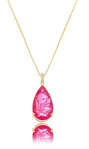 COLAR GOTA FUSION CRAVEJADA MAGENTA - SHINE