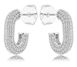 ARGOLA MINI CRISTAL RÓDIO - SHINE