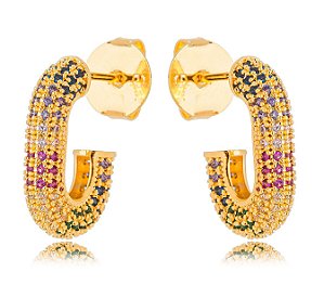 ARGOLA MINI COLOR OURO - SHINE