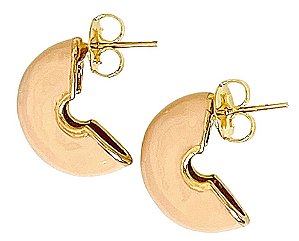 MEIA ARGOLA NUDE PEQUENA