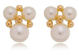 BRINCO TRIO DE PÉROLAS SHELL