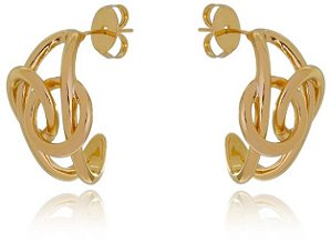 BRINCO AROS ENTRELAÇADOS