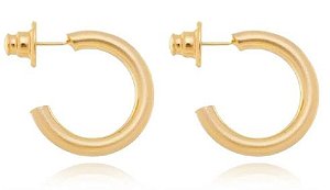 BRINCO ARGOLA FOSCA PEQUENO DOURADO