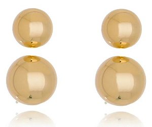 KIT BRINCO EM ESFERAS VARIADAS DOURADO