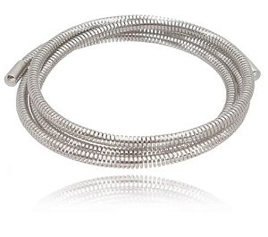 PULSEIRA DE MOLA FINA RODIO BRANCA