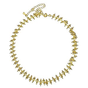 CHOKER ESFERAS DOURADAS