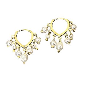 BRINCO MINI ARGOLA PEROLA