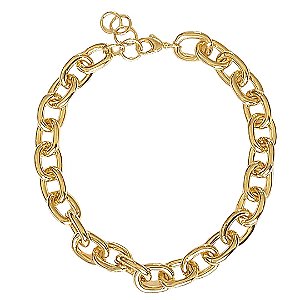 CHOKER MAXI ELOS DOURADOS