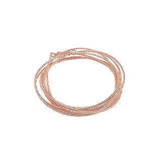 PULSEIRA FIO DE MOLA LONGO ROSÊ