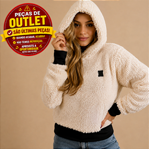 Casaco Teddy Super Fofinho e QUENTINHO | OFF WHITE