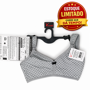 Sutiã Amamentação Moldado em Cotton Estampado Langerie Ref: 310383 | Cor: Mescla