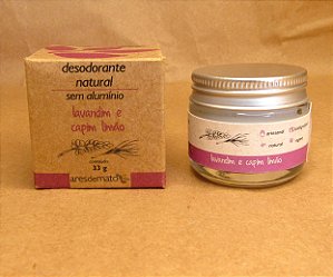 Desodorante Natural Capim Limão Sem Alumínio