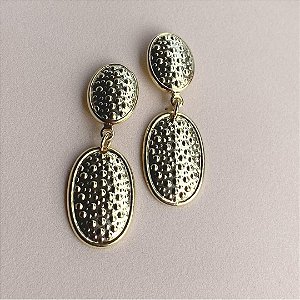 Brinco Oval Duplo