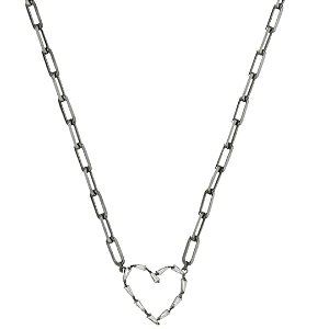 Colar Coração Vazado