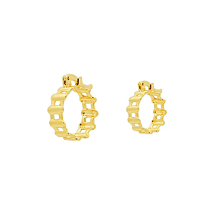 Brinco de Argola Trançada Elisa