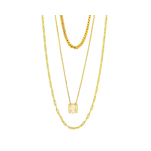 Mix Triplo de Colares Luna