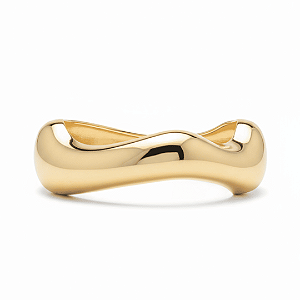 Bracelete Orgânico Folheado a Ouro - Elo Vivo