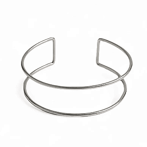 Bracelete Vazado em Aço - Alma Livre