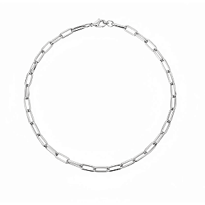 Chocker em Aço com Elos Alongados - Lívia