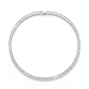 Colar Riviera Cristal Banhado a Ouro - Stella