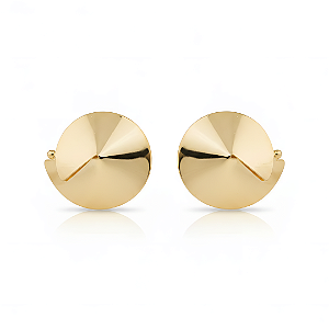 Brinco Max Chloe Banhado a Ouro