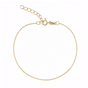 Pulseira de Bolinhas Banhada a Ouro Beatriz