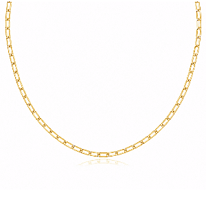 Corrente Cartier Laura 50cm - Banhado a Ouro