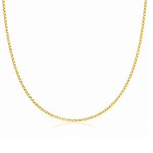 Colar Veneziana S/ Pingente Sofia Banhado a Ouro