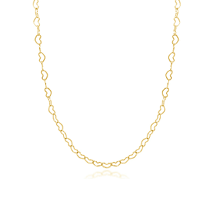 Colar de Corações Entrelaçados Melissa 50cm