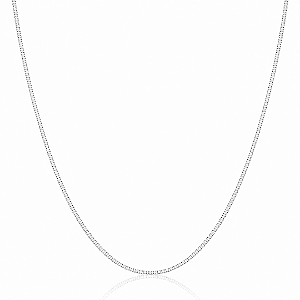 Corrente Veneziana s/ Pingente 50cm Clara - Banhado a Prata
