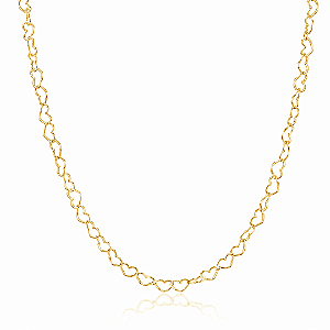 Chocker Corações Entrelaçados 40cm