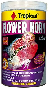 FLOWER HORN ADULT PELLET - POTE 380G  -  TROPICAL