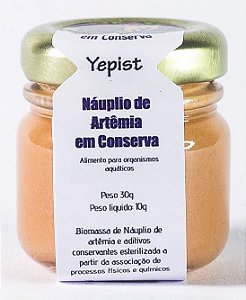 YEPIST NAUPLIO DE ARTEMIA EM CONSERVA - 30G