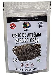 YEPIST CISTO DE ARTEMIA PARA ECLOSÃO - 14G (LINHA PRO PP)