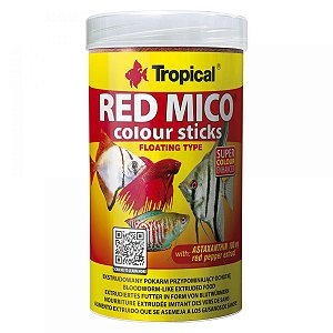 RAÇÃO RED MICO COLOUR STICKS 32G  -  TROPICAL