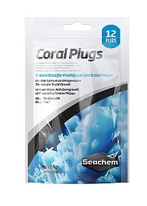 CORAL PLUG 12UN - SEACHEM (Base p/ colar corais e pólipos)