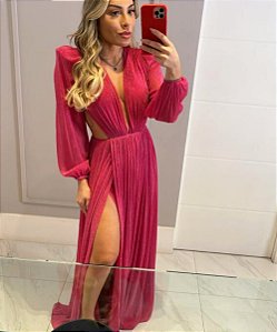 Vestido Longo Liane Pink