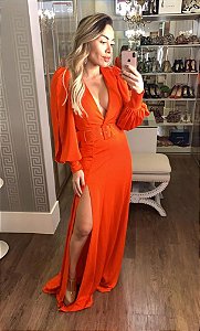 Vestido Longo Cler Coral