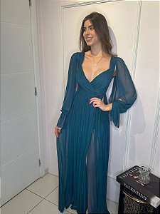 Vestido Longo Suendy Esmeral