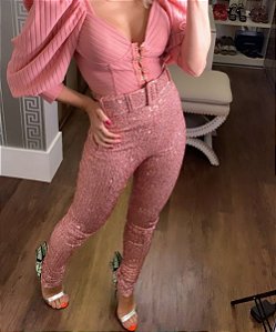 Calça em Paetê Joelma Rosa