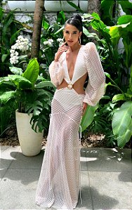 Vestido Longo Maciel Branco