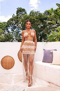 Conjunto Crochê Aruba Nude