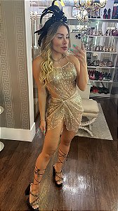 Conjunto em Tule Ruby Lohanna Dourado