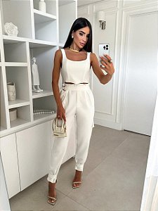 Conjunto em alfaiataria Lara