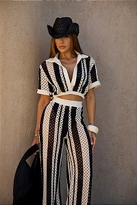 Conjunto Crochê Pipa