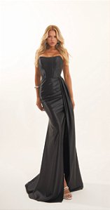 Vestido Longo Aurora Preto