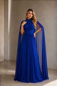 Vestido Longo Rove Azul Royal
